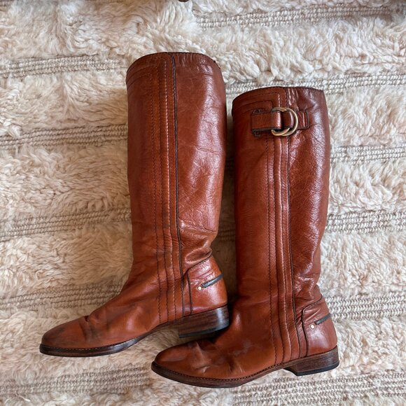 CHLOE leather riding boots size 40.5 - Picture 1 of 5